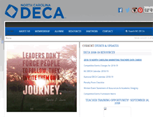 Tablet Screenshot of ncdeca.org